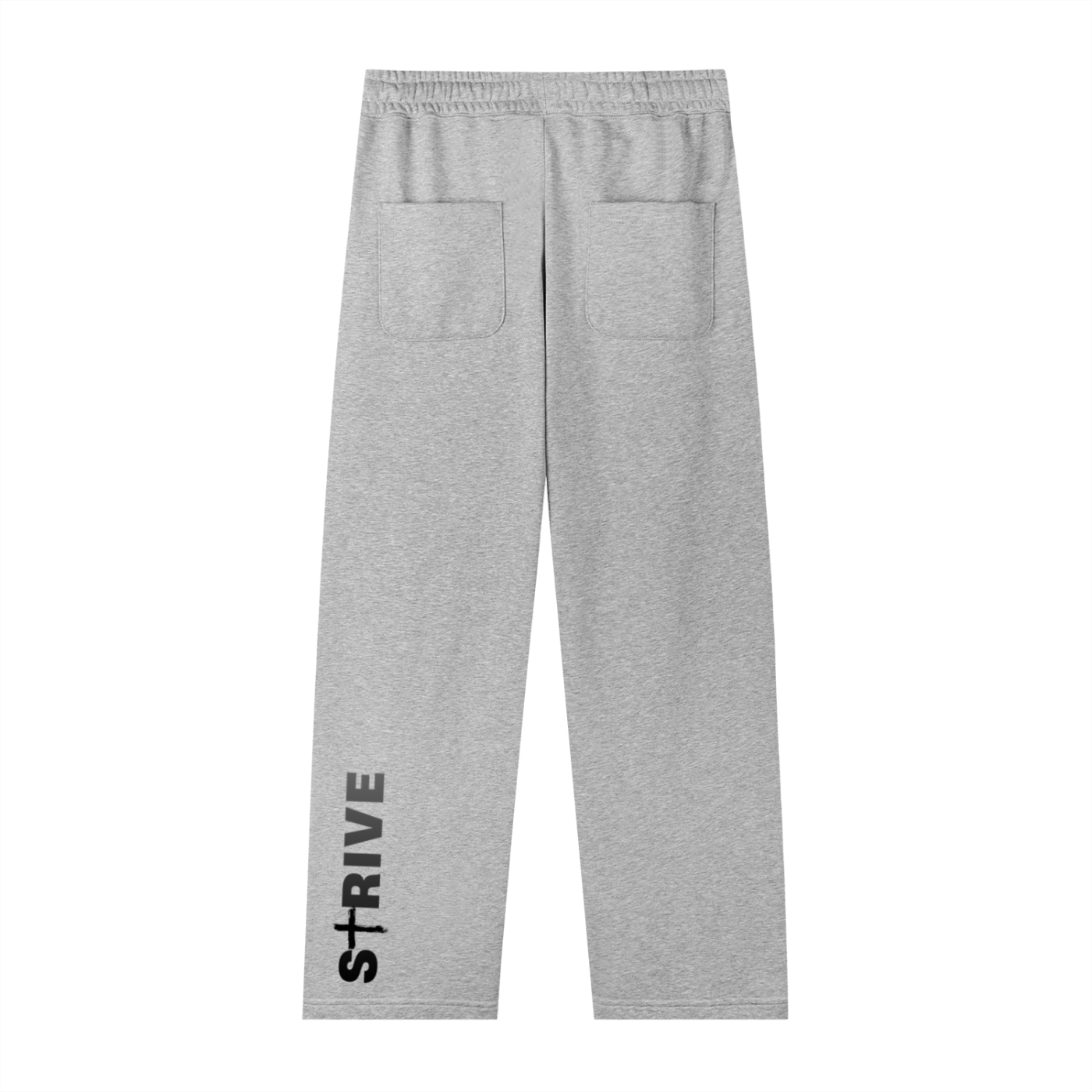 001 Signature Straight-Leg Sweatpants - Flower Gray